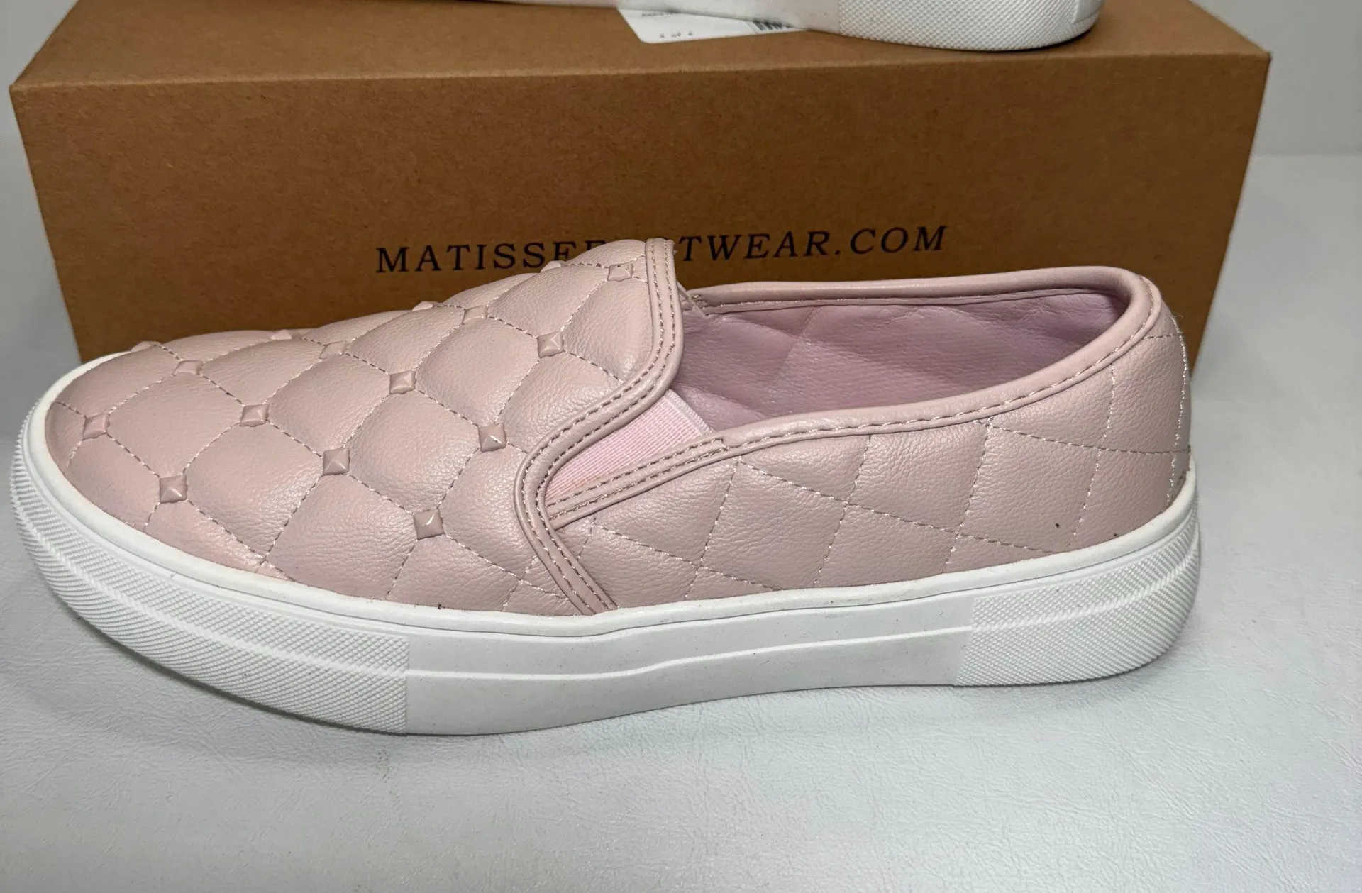 Coconuts by Matisse Fifth Ave Faux Leather Studded Quilted Slip-on Shoes casual - Image 3