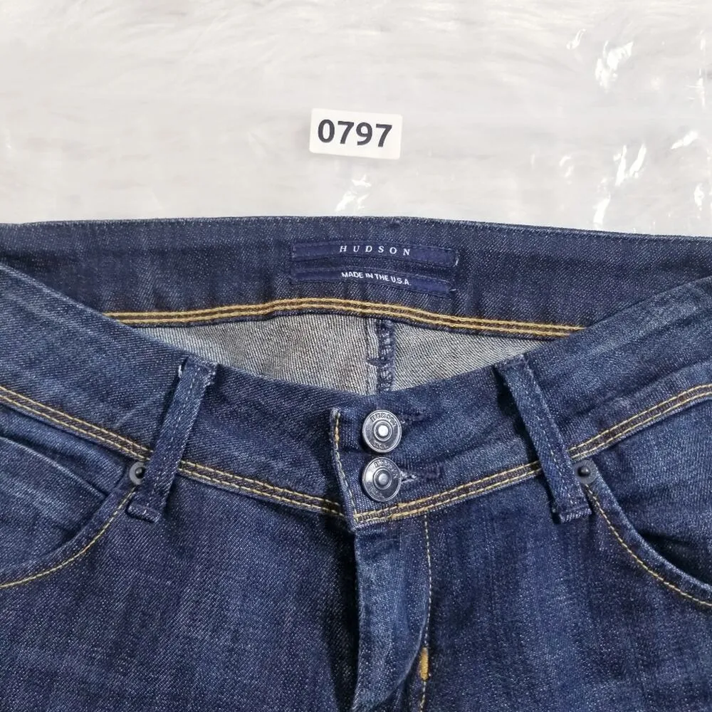 Hudson Jeans Low Rise Dark Wash Skinny Denim - Image 11