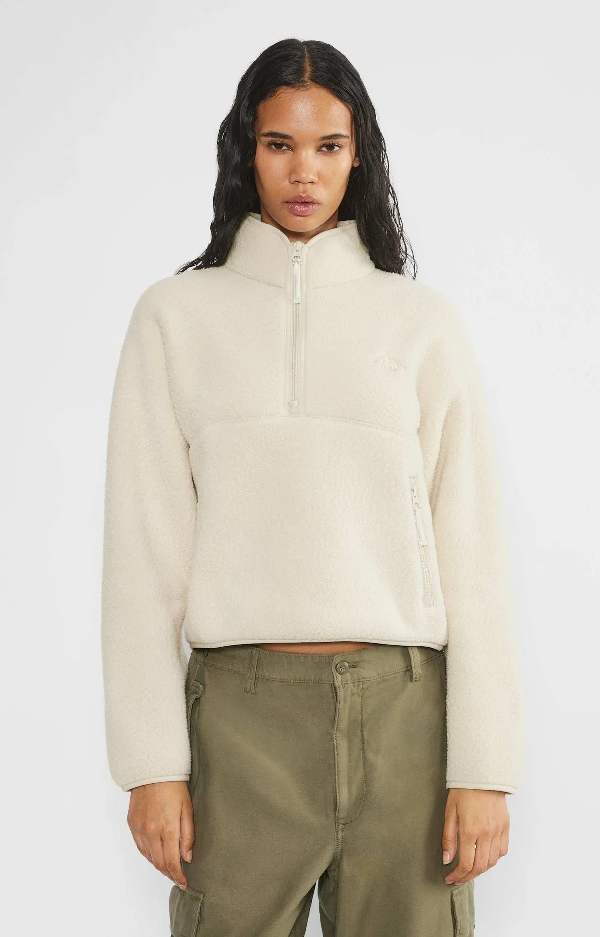 TNA Polartec Thermal Pro 1/2 Zip Sweater - Image 2