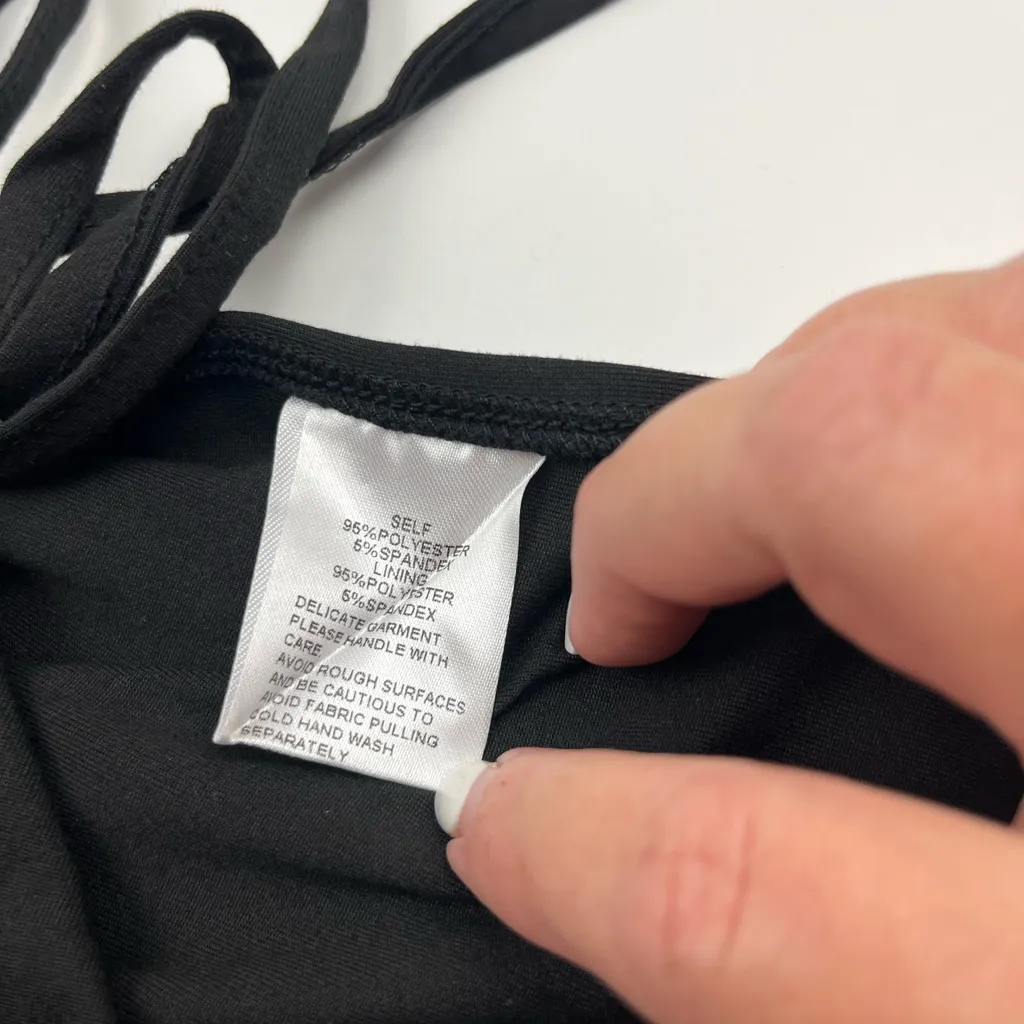 Outcast Exclusives Oasis Mini Dress Womens‎ Size XS Black Halter Cutout NEW - Image 5