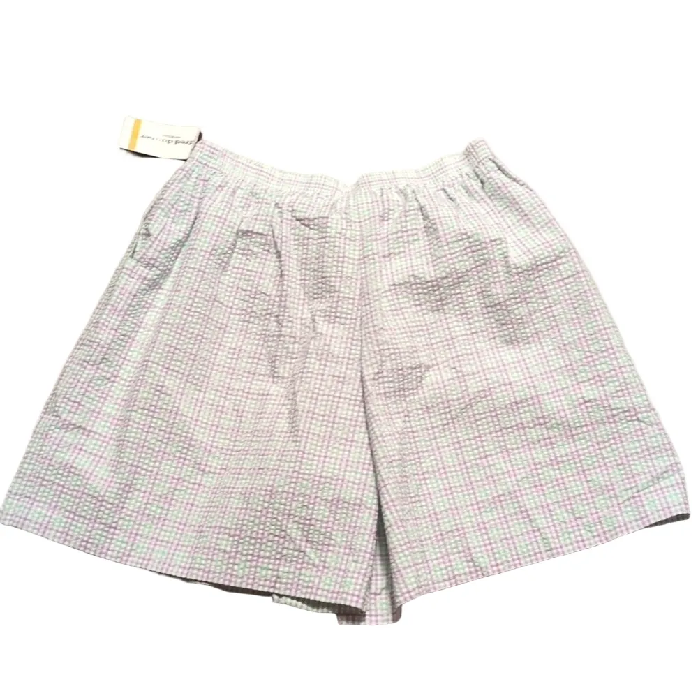 Alfred Dunner Long Boat Key Gingham Shorts Size 16W - Image 7