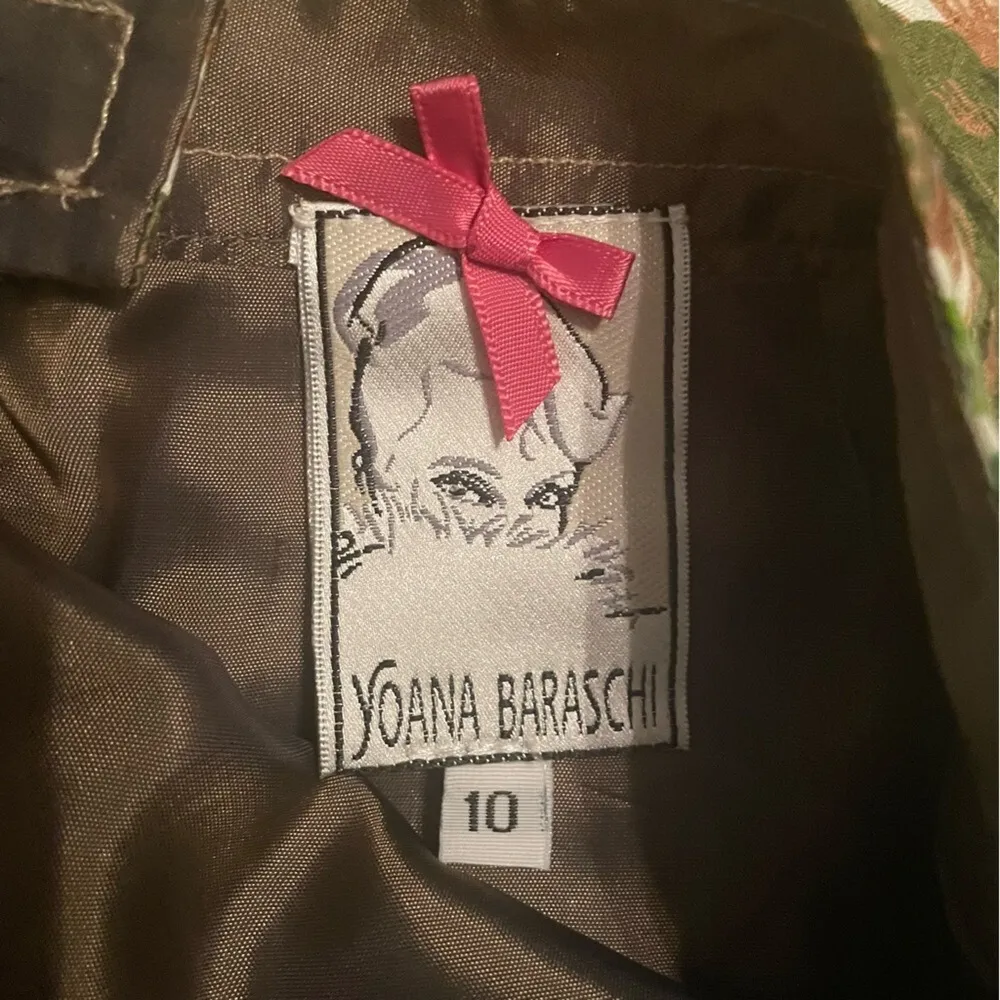 Yoana Baraschi Floral Printed Cotton Pencil Skirt- Size 10 NWT - Image 3