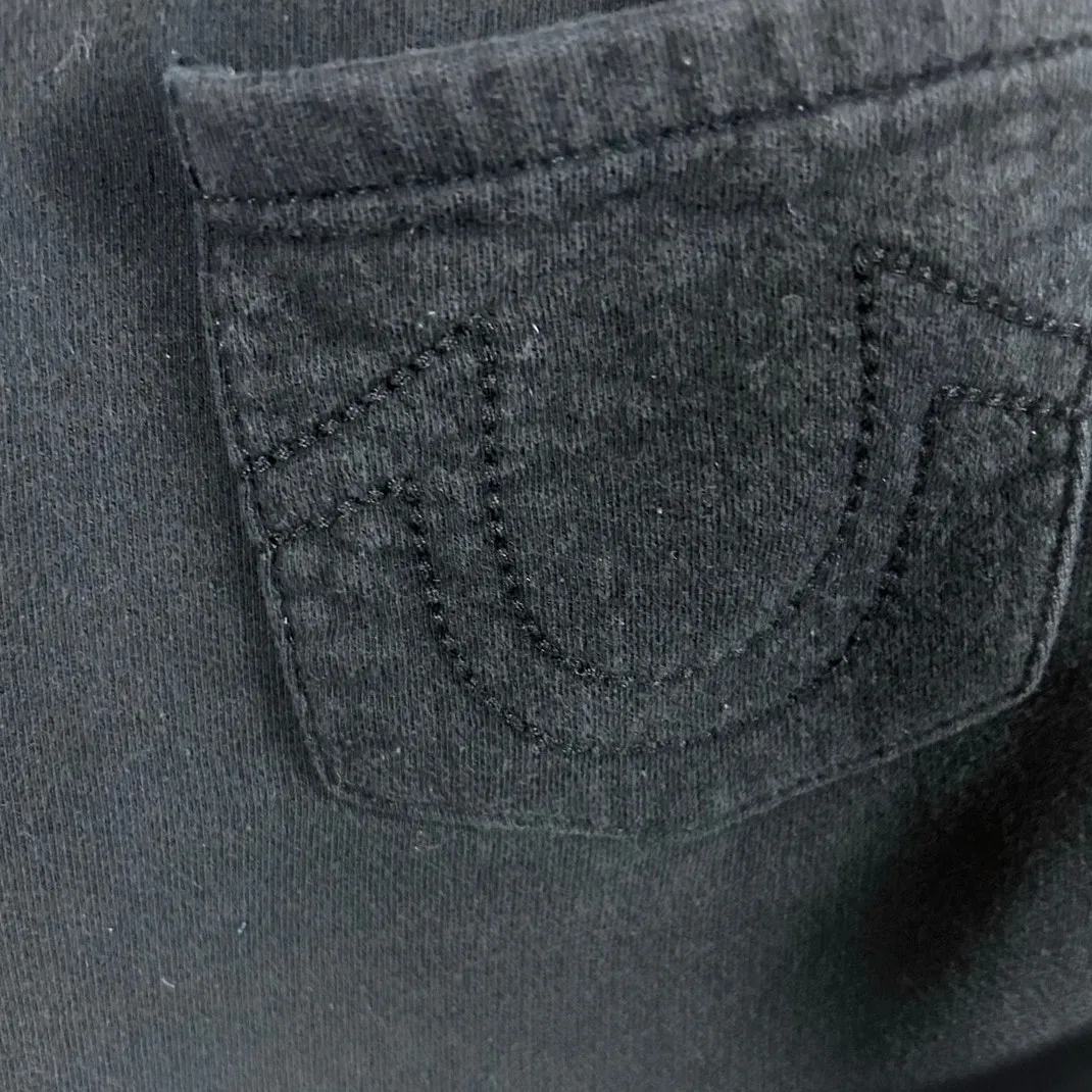 True Religion Black Logo Sweat  Shorts size M - Image 5