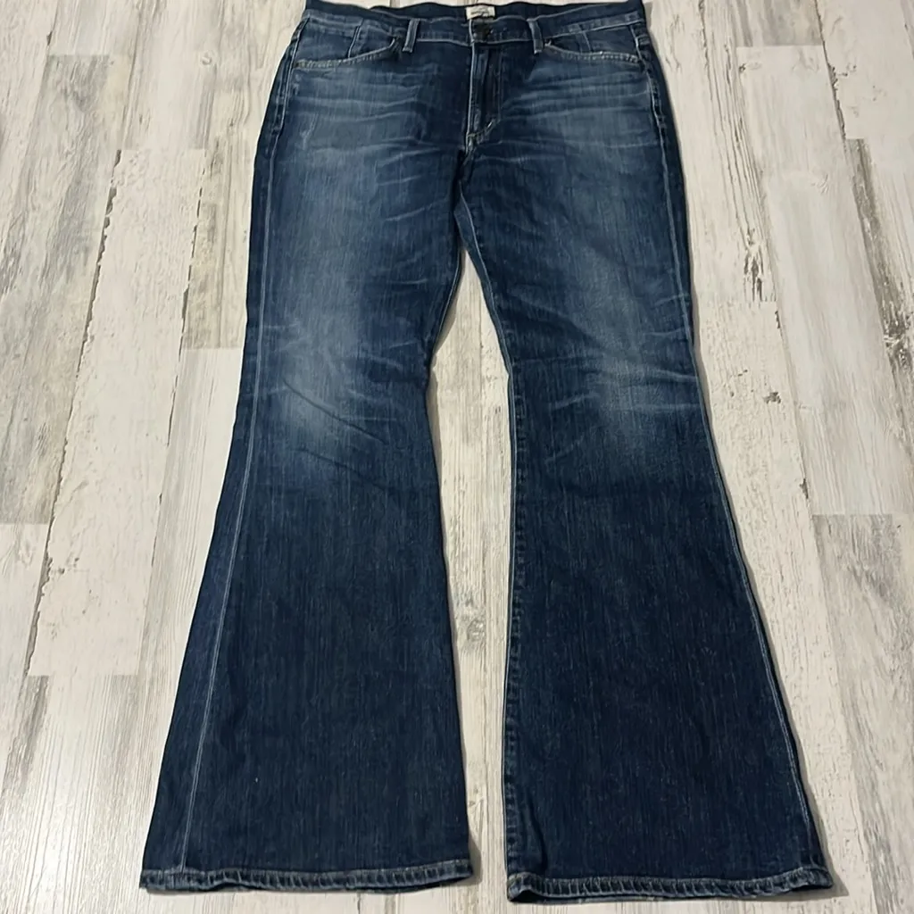 Citizens of Humanity Fleetwood Petite High Rise Flare Jeans Size 32 - Image 5