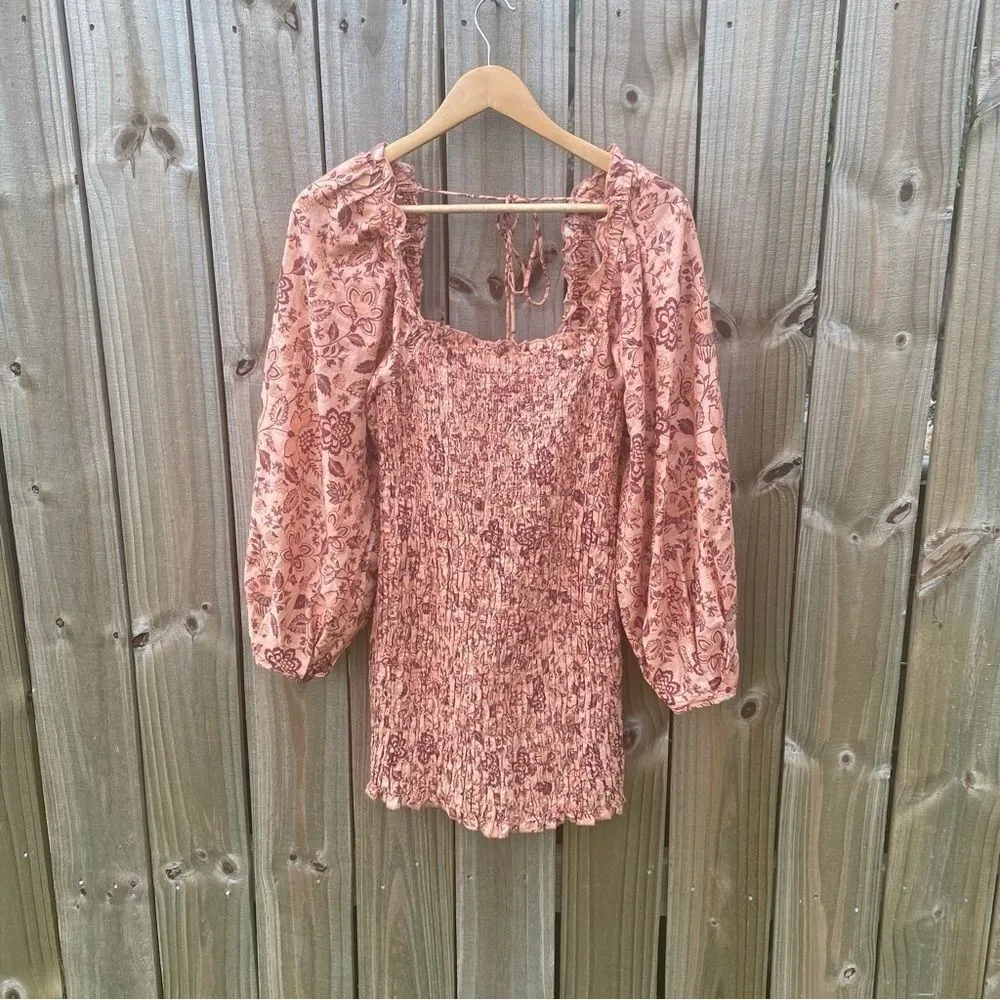 free People Women's Smock It To Me Mini Dress small with flaw NWT - Image 6