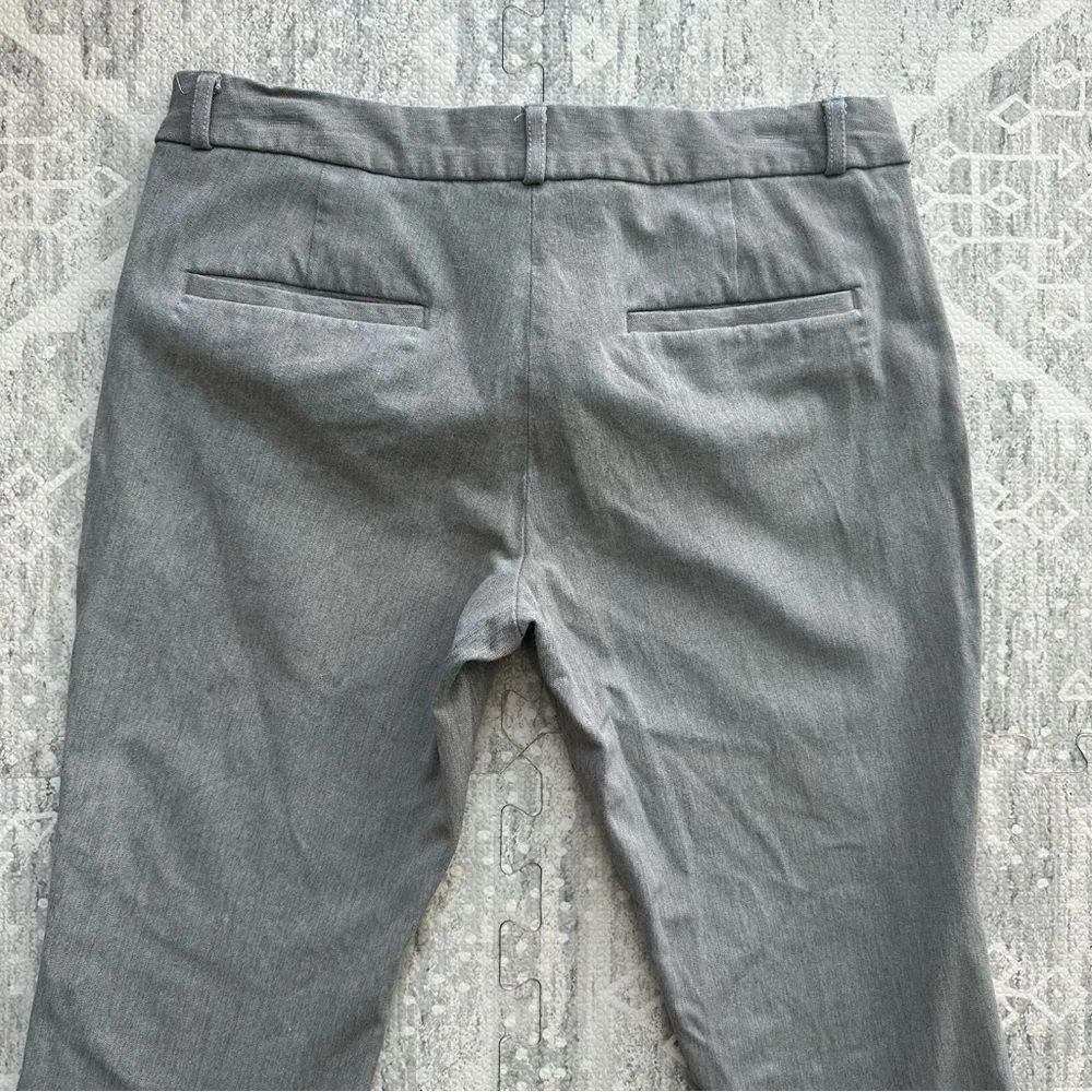 Banana Republic Sloan Pant Heathered Gray Dress Pant Office Career Wear Size 8P - Image 7