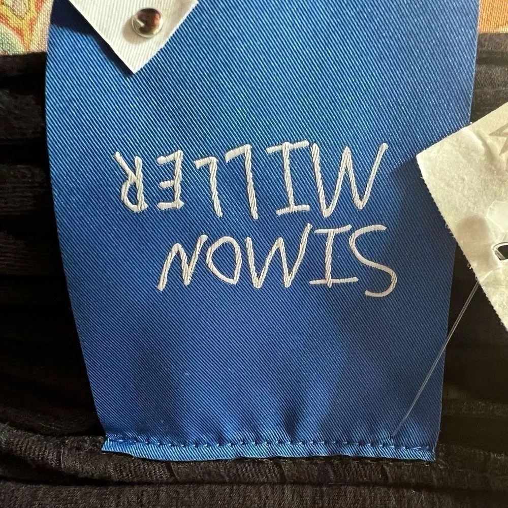 Simon Miller Rib Tueta Black Cropped Tube Top Size Large NWT - Image 4