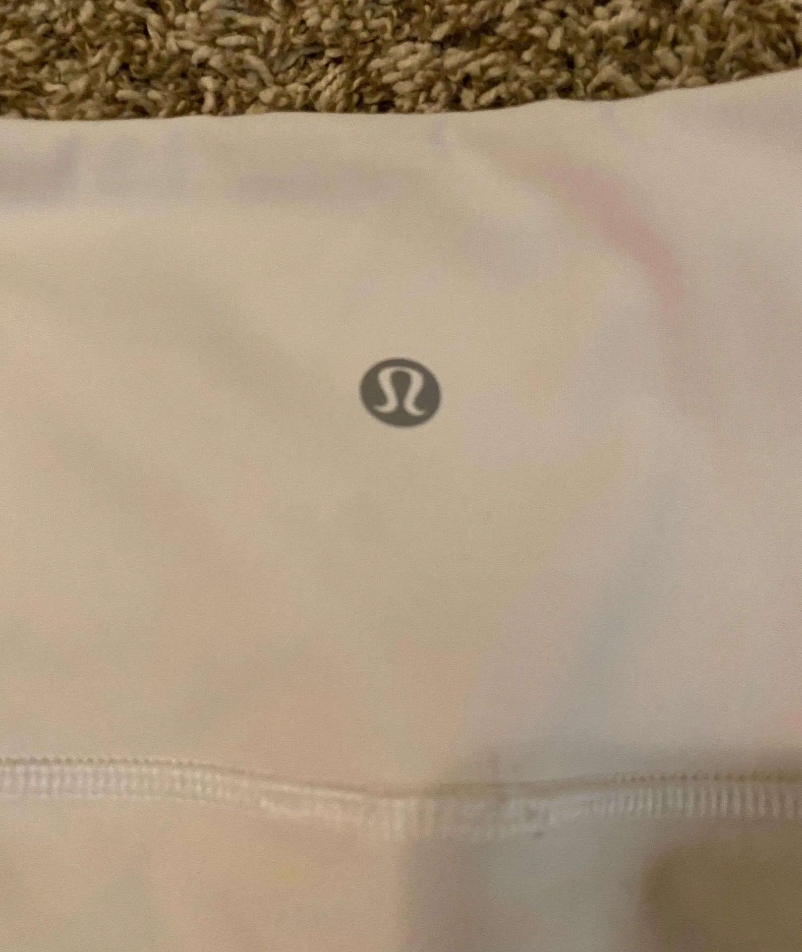 Lululemon Cropped White Leggings - Image 3