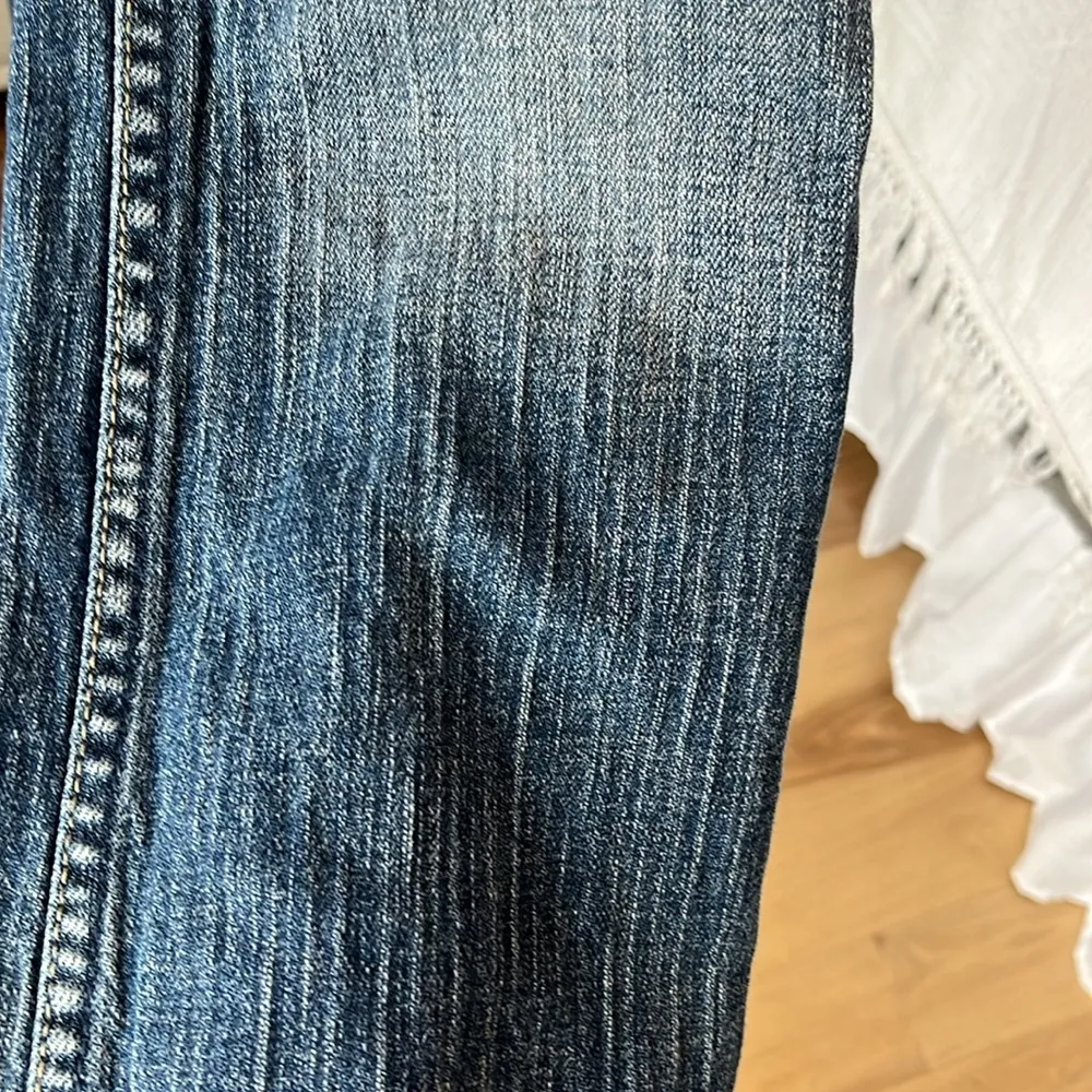 Silver Julia Jeans Womens 25 Length 34 Western Glove Works Bootcut - Image 13