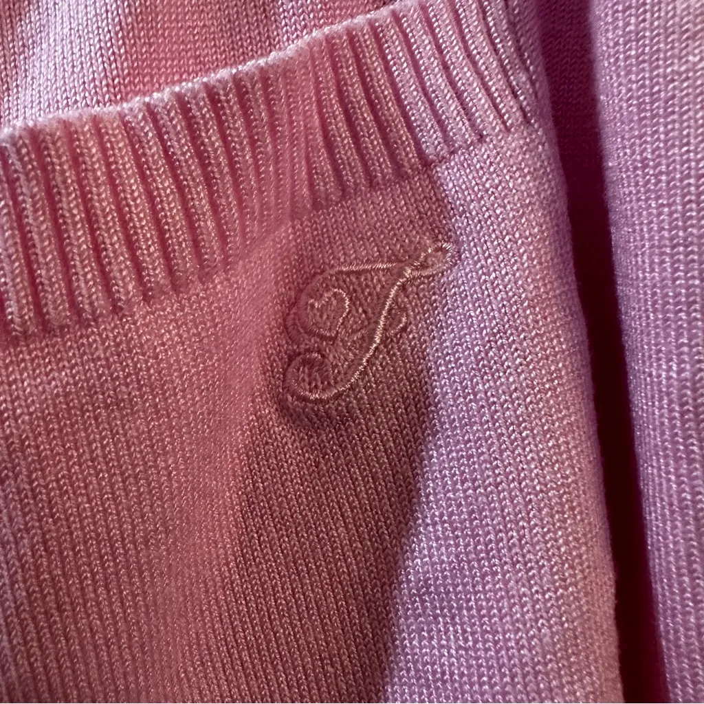 Frankie's Bikinis Breeze Low Rise Knit Pants Size Large Pink NWT - Image 12