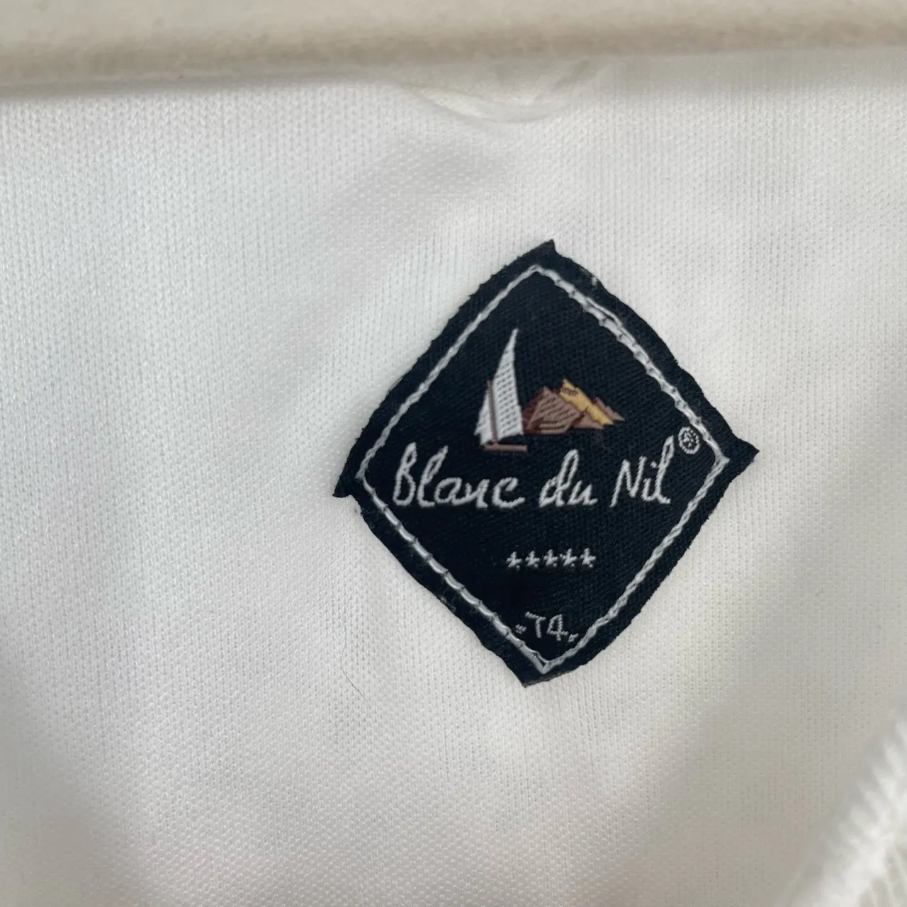 Blanc Du Nil Women's White Lace Fitted Short Sleeve Knee Length Dress Size T4/42 - Image 7