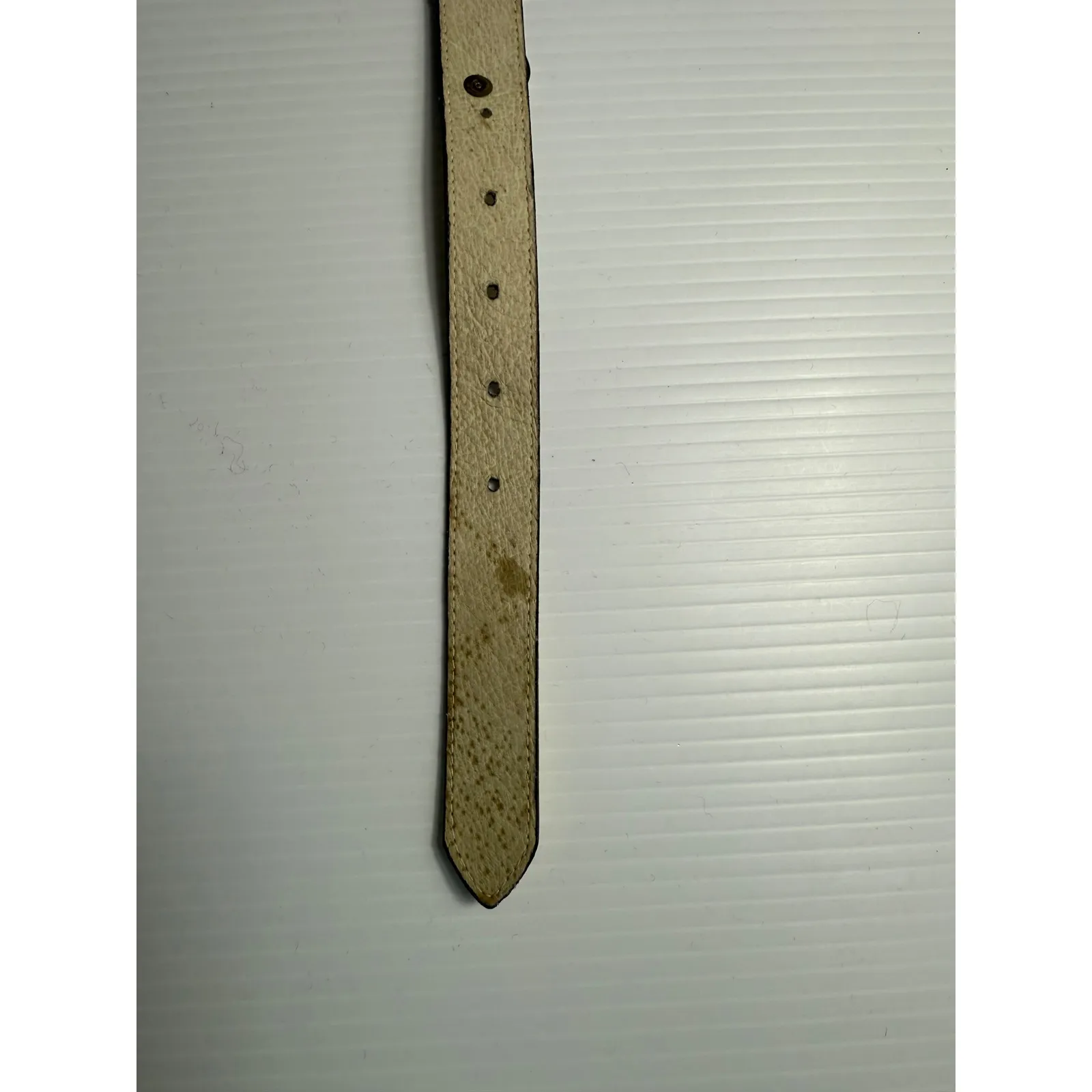 The Avignon Genuine Leather Gold Tone‎ Belt with Ornate Buckle Women's Small - Image 6