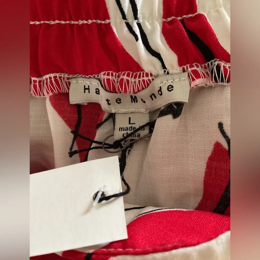 NWT Wide Leg Floral Pants - Image 3