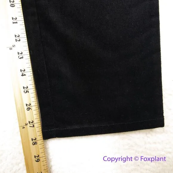 New!  Ellen Tracy black skinny corduroy pants, women's size 14‎ - Image 5