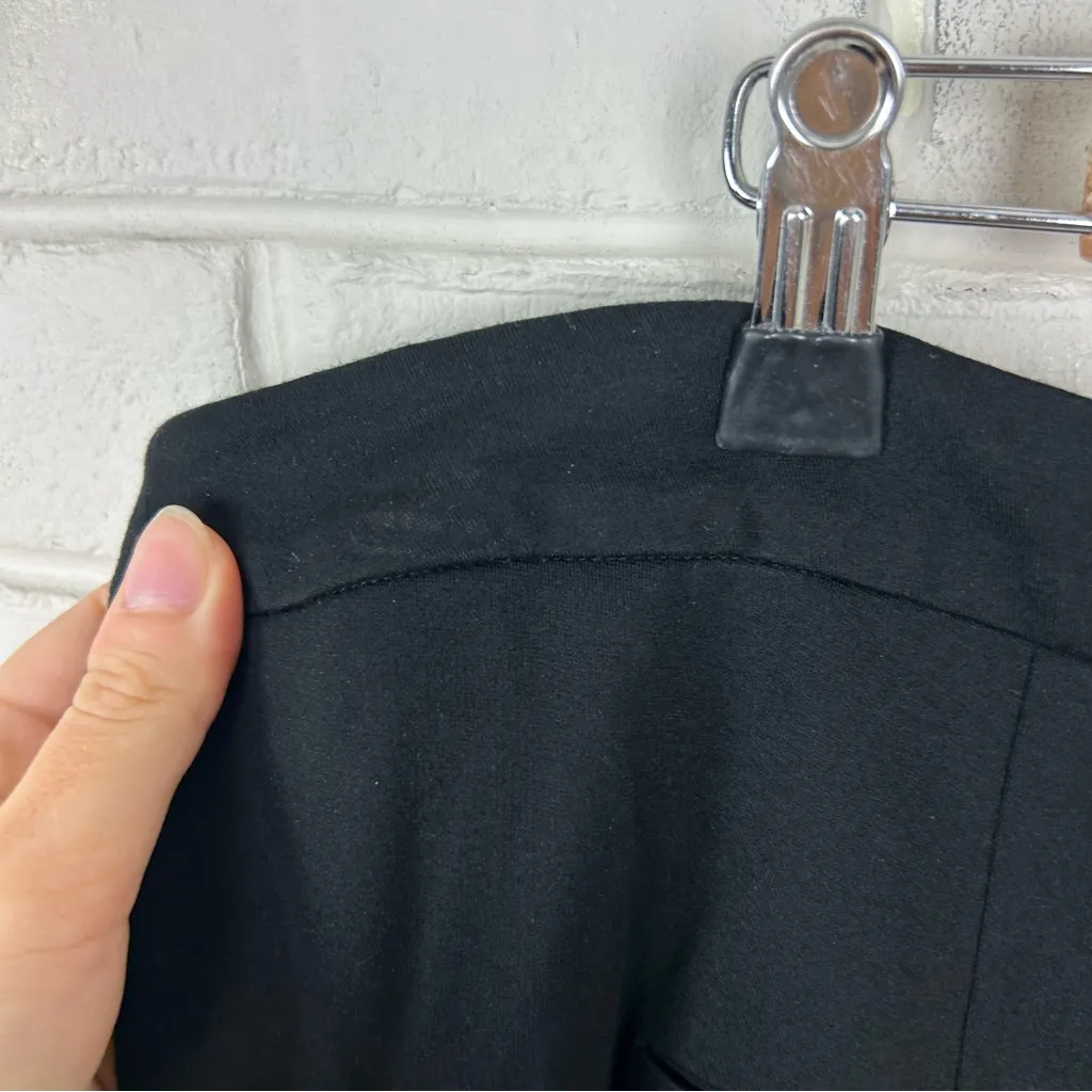 LYSSE Black Stretch Knit High Rise Straight Bootcut Leg Trouser Pants Size 1X - Image 7