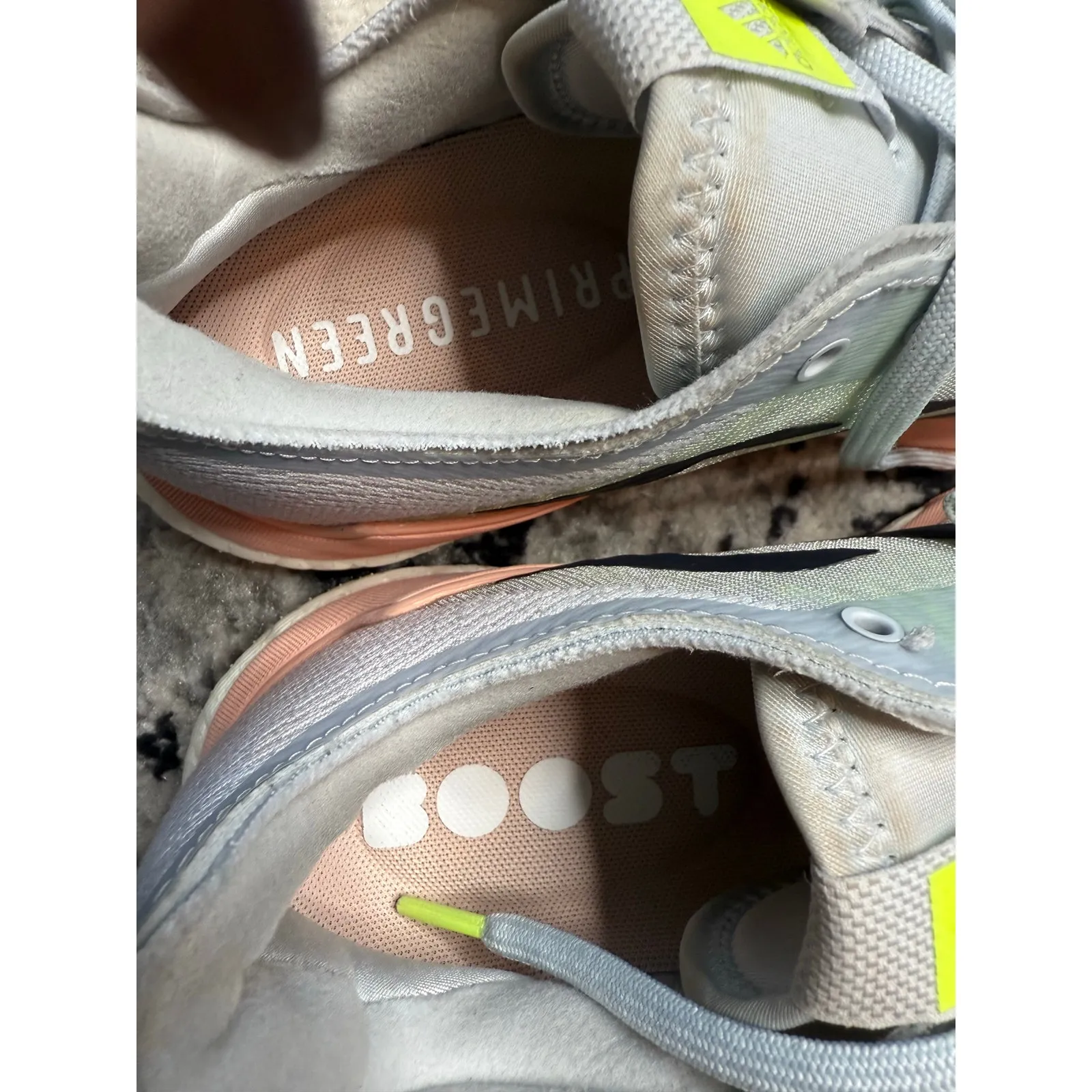 Adidas Crazyflight FX1781 Women’s 9.5 Halo Blue Pink BOOST Indoor Court Shoes - Image 6