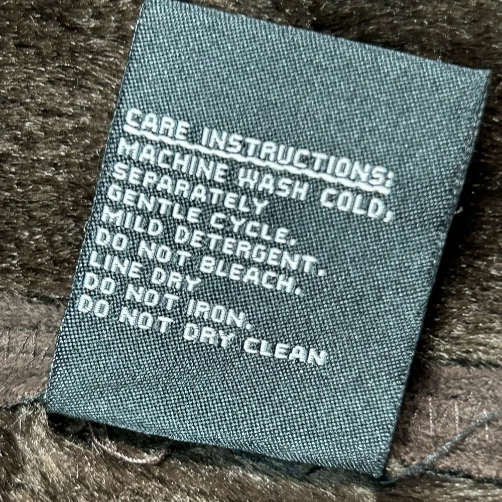 Jones New York Womens Brown Long Sleeve Hooded Fleece Full-Zip Jacket Size M - Image 12