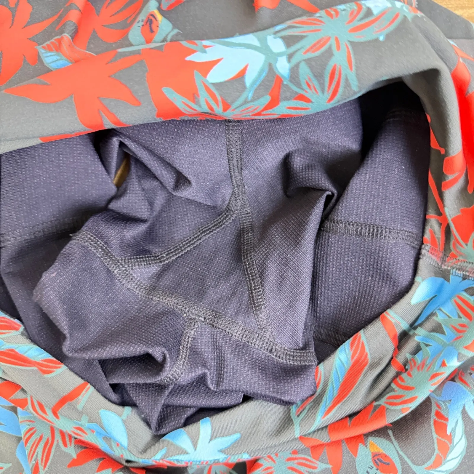 Dona Jo Skirt Womens Size 1 Small Black Red Floral Skort Tennis Pickleball Short Blue - Image 8