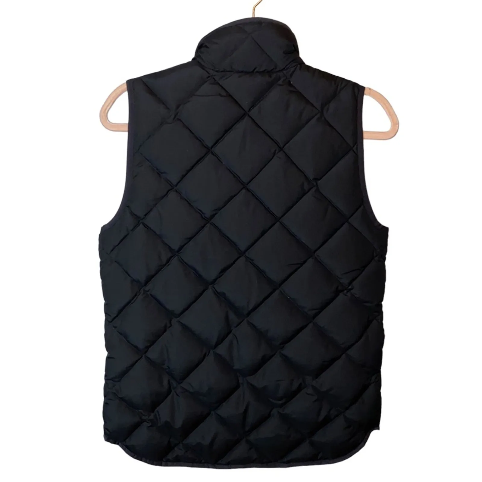 J.Crew  Black Diamond Down Full Zip Vest - Image 2
