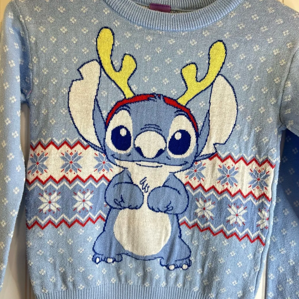 Disney Blue Sweater with Character Design - Image 5