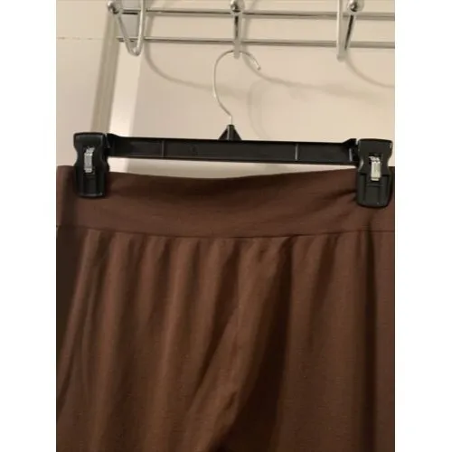 POOF Women's Leggings Pants Dark Brown Stretch Size M/L - Image 10