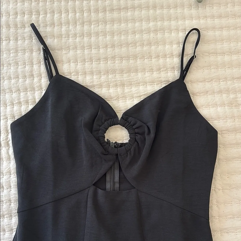 F21 Black Midi Dress - Image 4