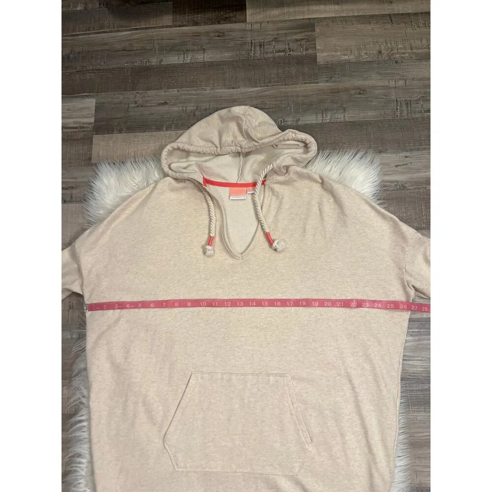 pullover hooded  cover up tunic dress M - Image 5