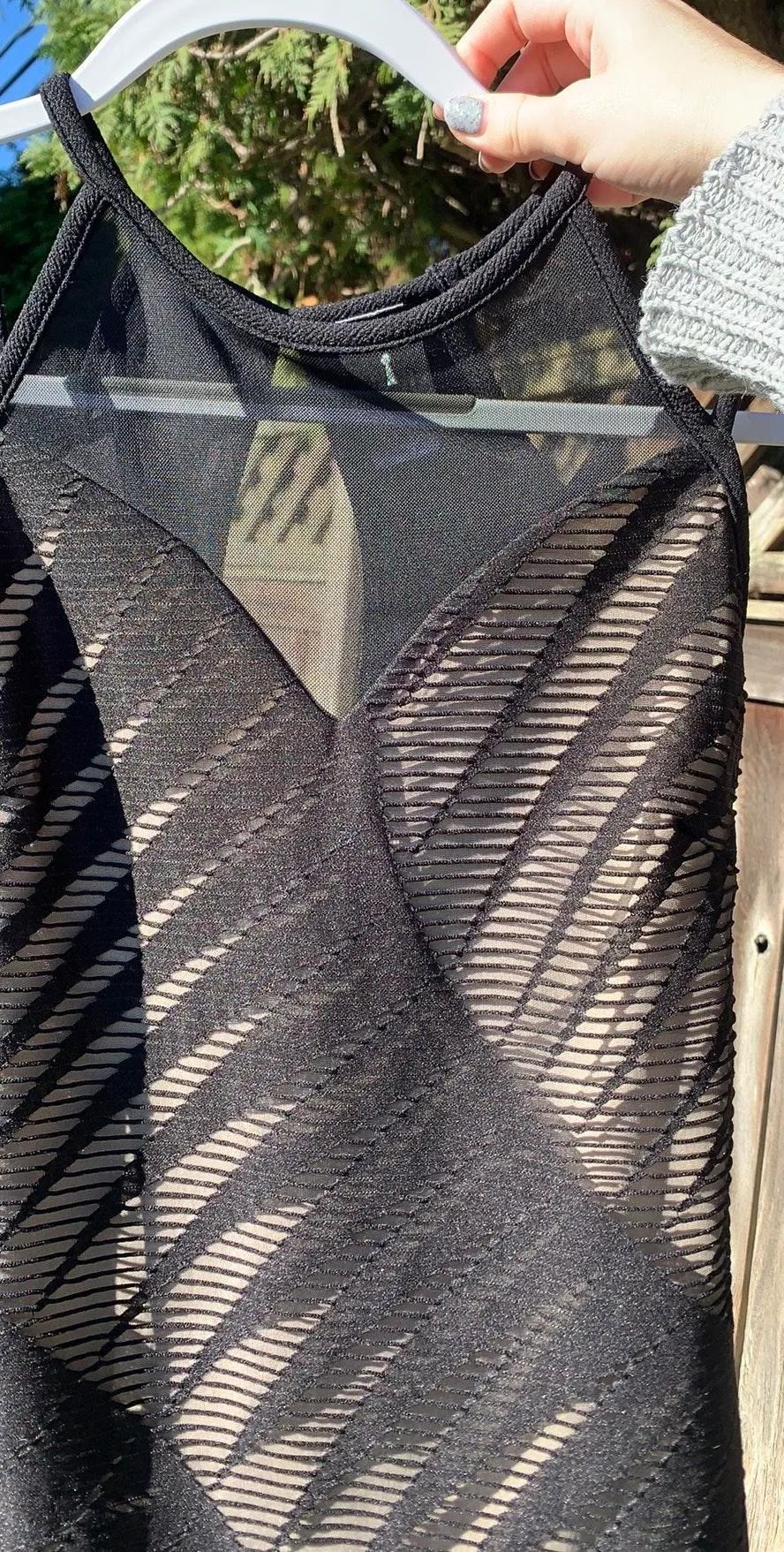 Black Body con Dress Size M - Image 3