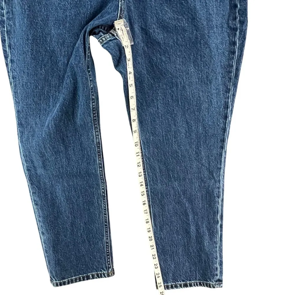 Everlane Curvy 90s Cheeky Jeans Womens 29 Blue Organic Cotton Straight Crop NEW - Image 9