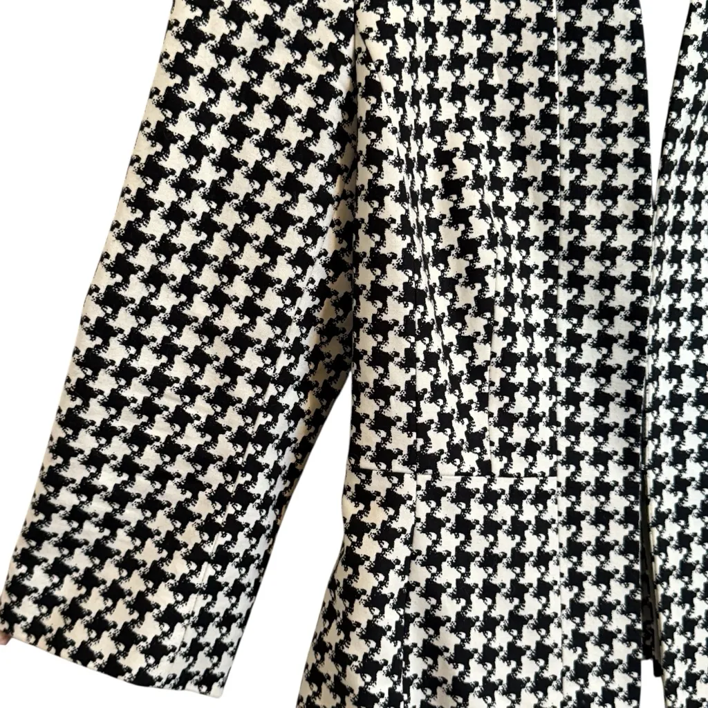 White House Black Market Houndstooth Jacket Blazer Women’s Size 6 - Image 4