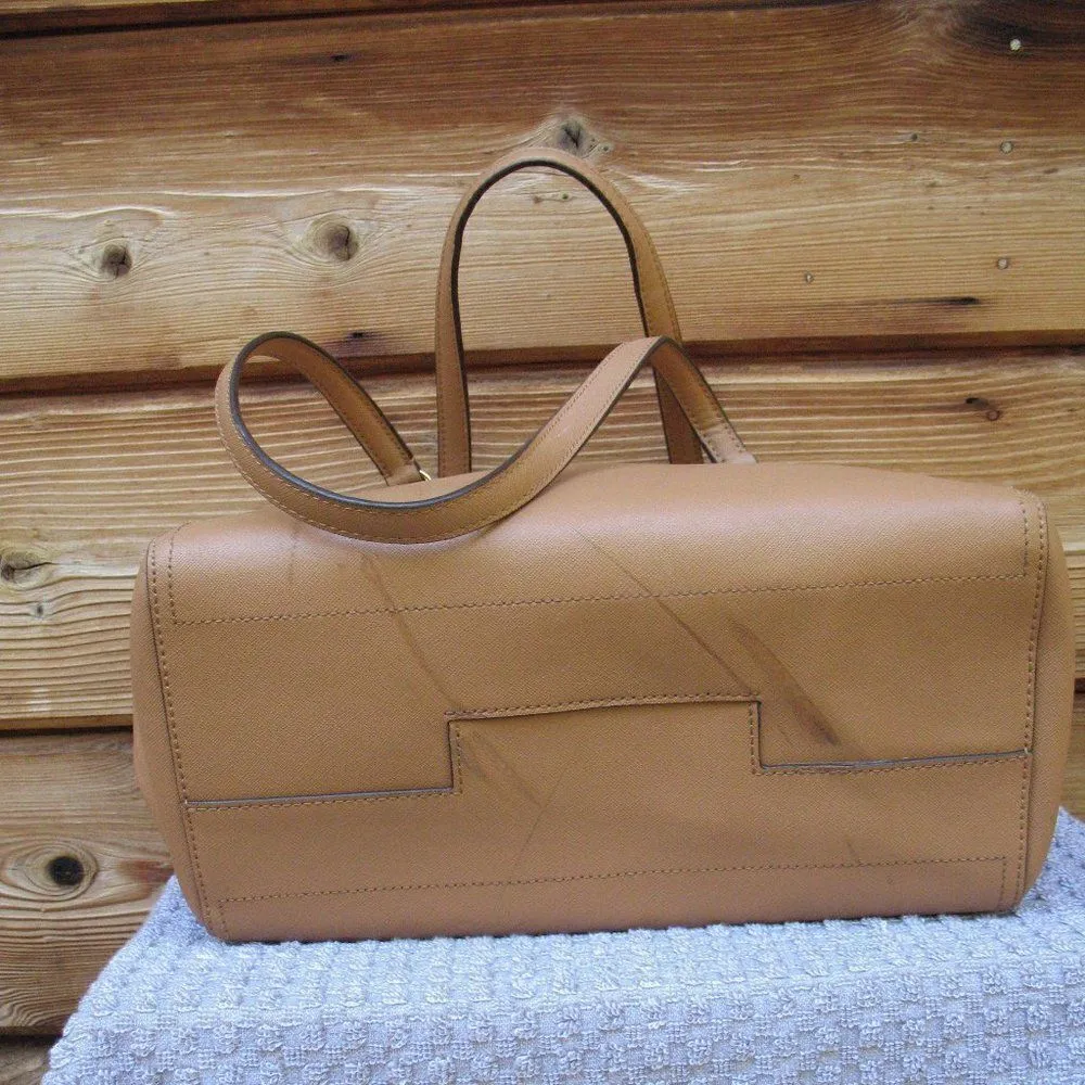 Tory Burch Robinson Small Tan Cardamom Bag Tote - Image 11