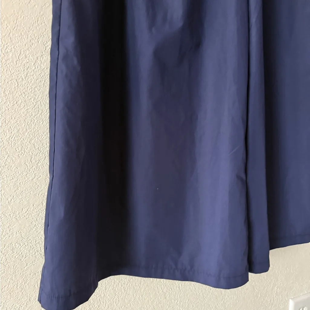 Pinch Navy Blue wide leg Pants size large summer chic high waist trousers - Image 4