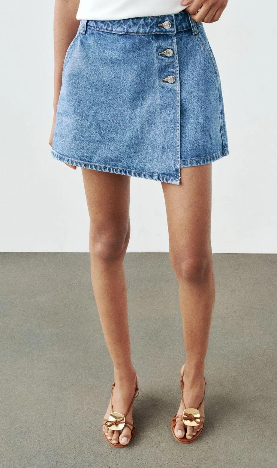 Denim Blue Skirt - Image 4