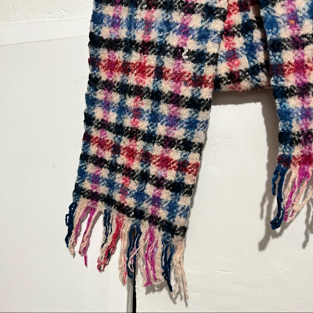 Merino wool plaid scarf :Box002: - Image 2