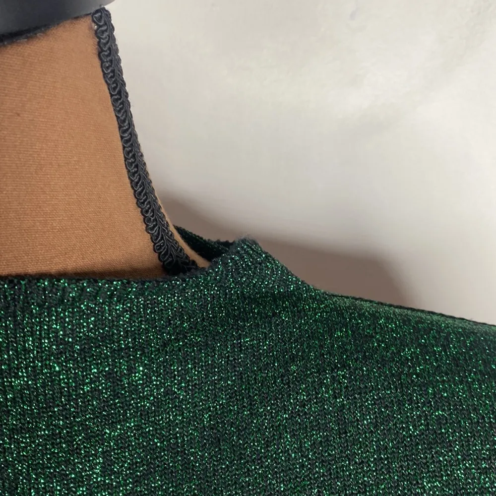 Scotch & Soda OK Bye Selina mohair blend colorblock high neck fuzzy sweater XS - Image 8