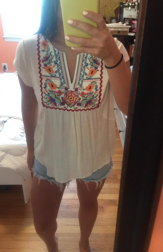 Impeccable Pig Embroidered Blouse - Image 2