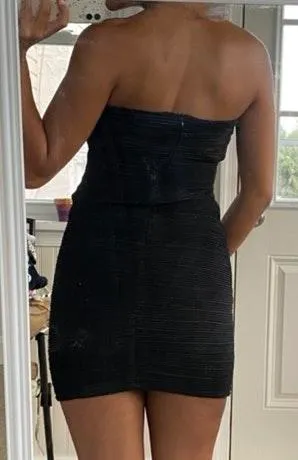 Fancy Black Dress Size M - Image 2