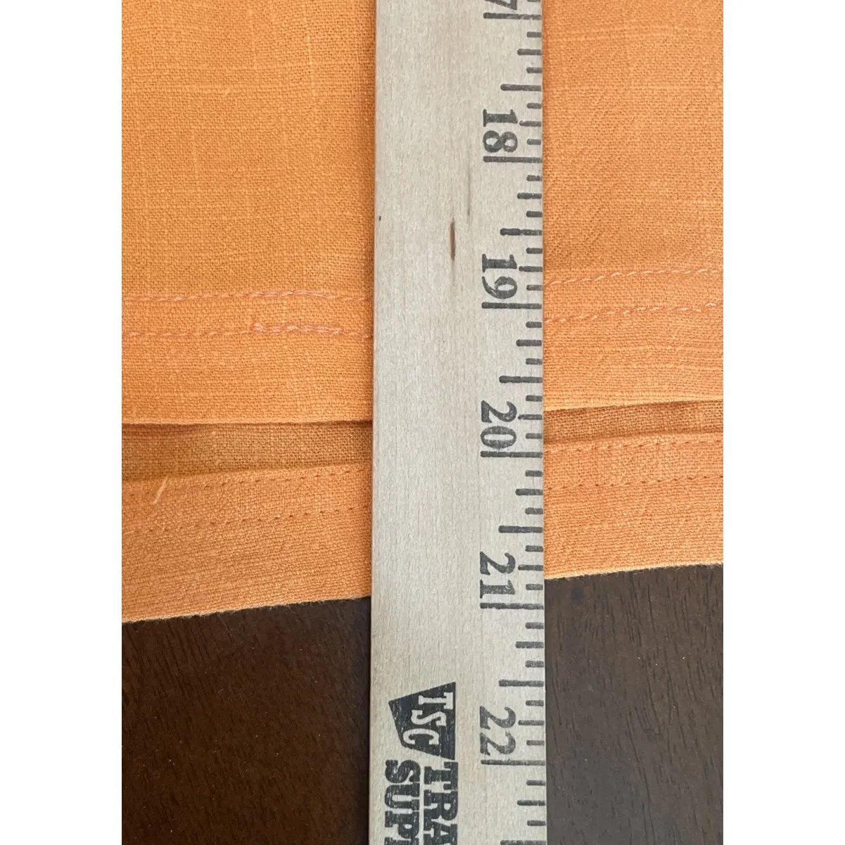 Soft Surroundings Womens‎ 1X 18W/20 Linen Blend Tie Belt Orange Shorts NEW Beach - Image 5