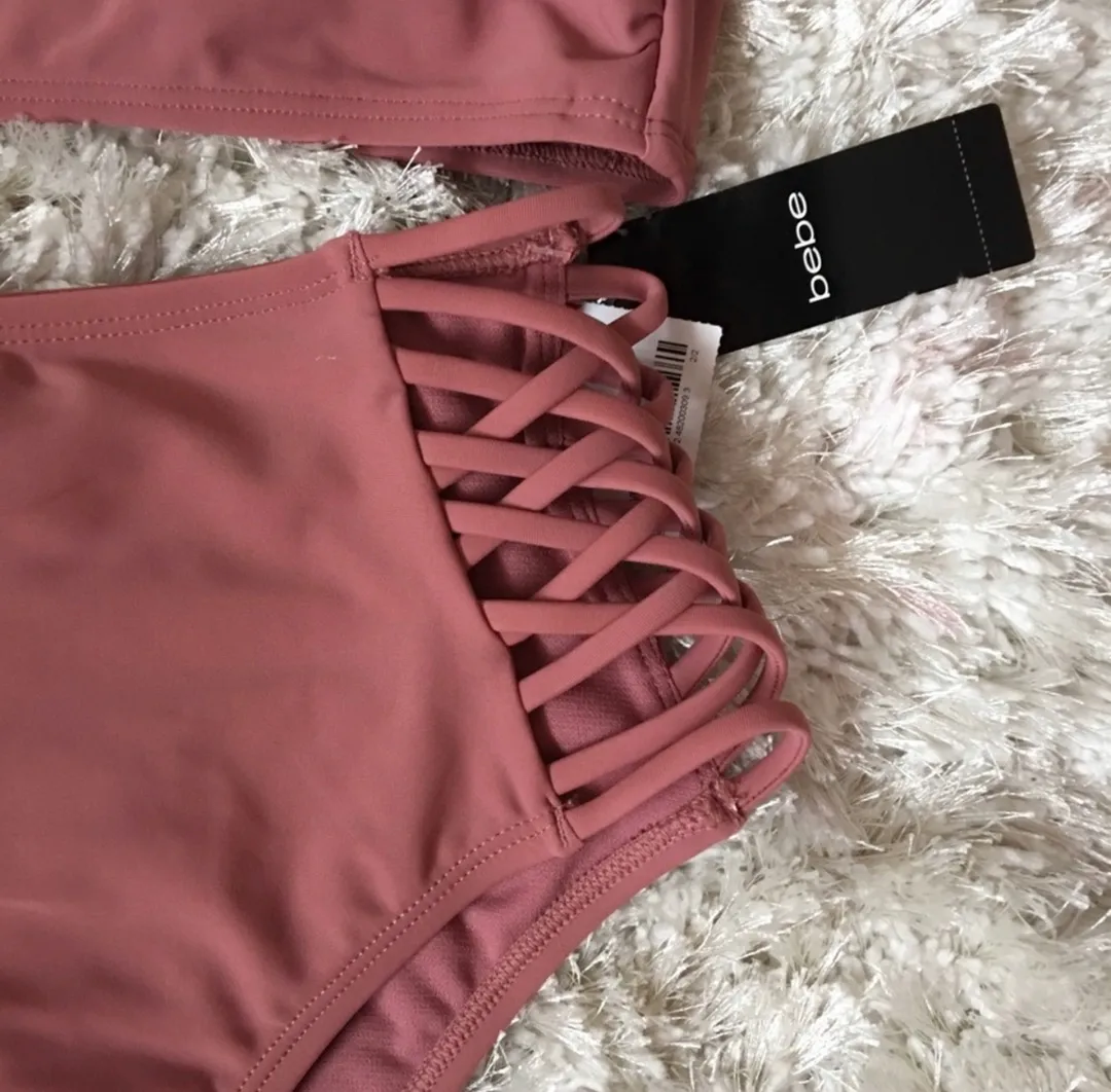 NWT  mauve two piece swim suit - Image 4