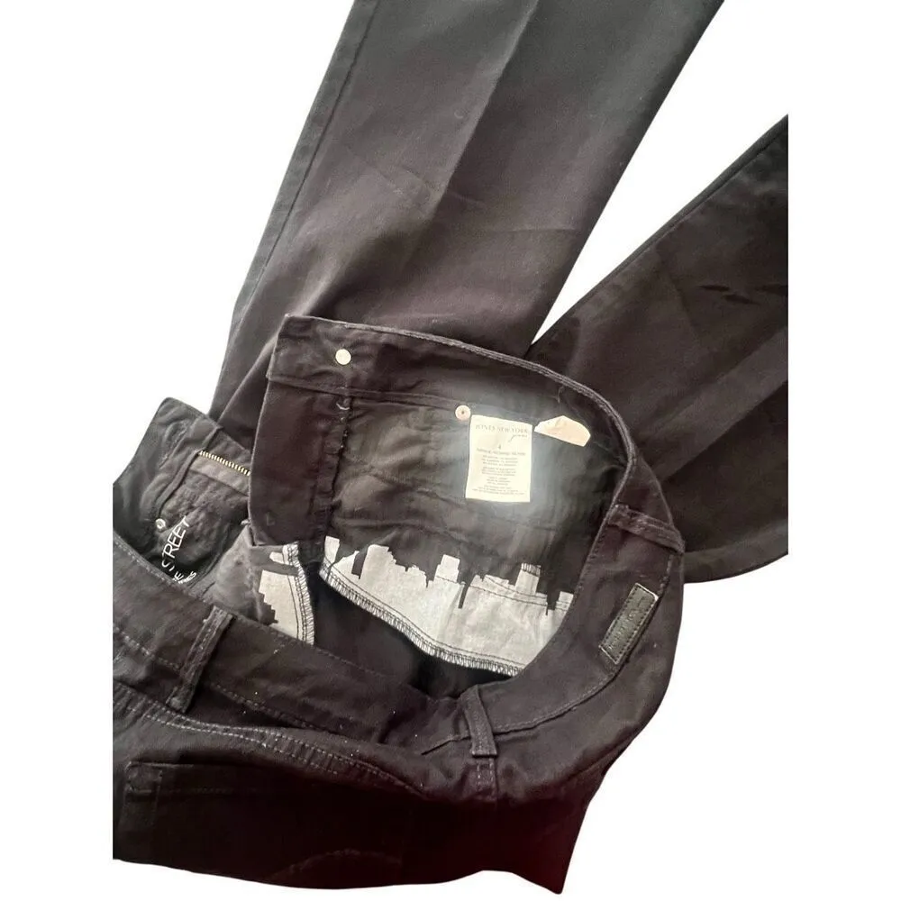 Jones New York Thompson street mid Rise Flare denim Jeans size 4 - Image 6