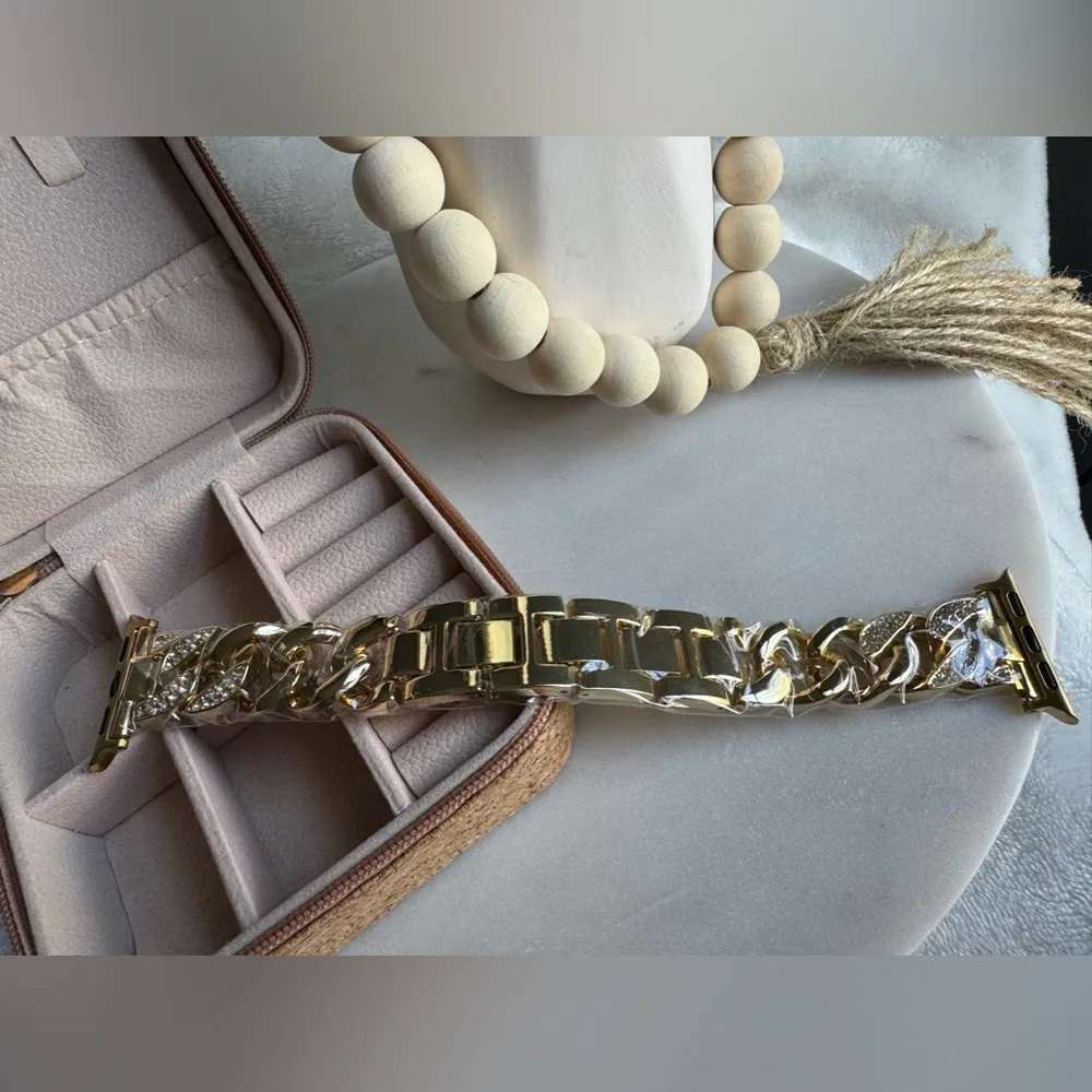 Glamwrist gold smart watch band - Image 2