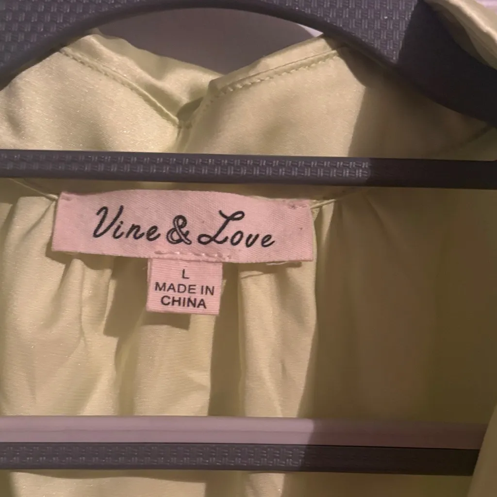 Valerie Stevens Light Green Button Down Shirt - Image 2