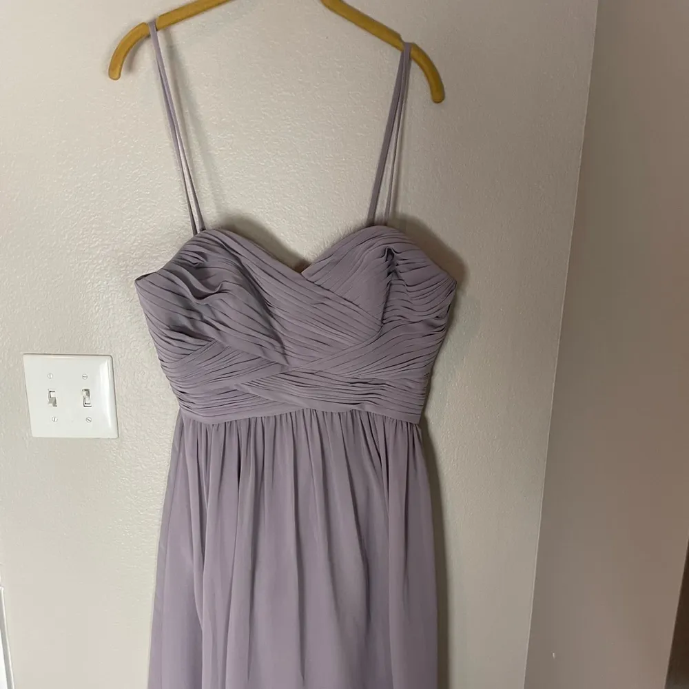 BHLDN Wtoo Bridesmaid Prom Lavender Purple Short Formal Dress 12 - Image 3