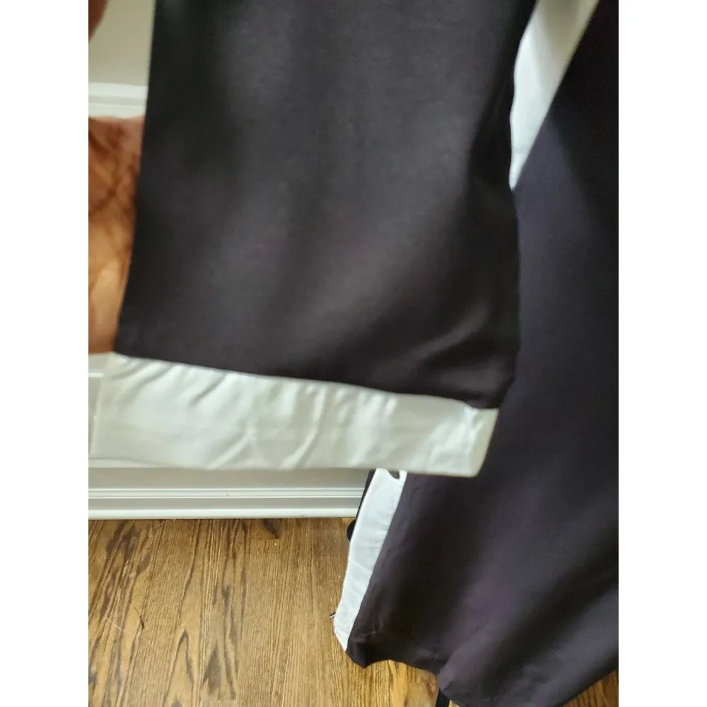 Zanzea Women's Solid Black Polyester Round Neck Long Sleeve Maxi Dress Size XL - Image 4