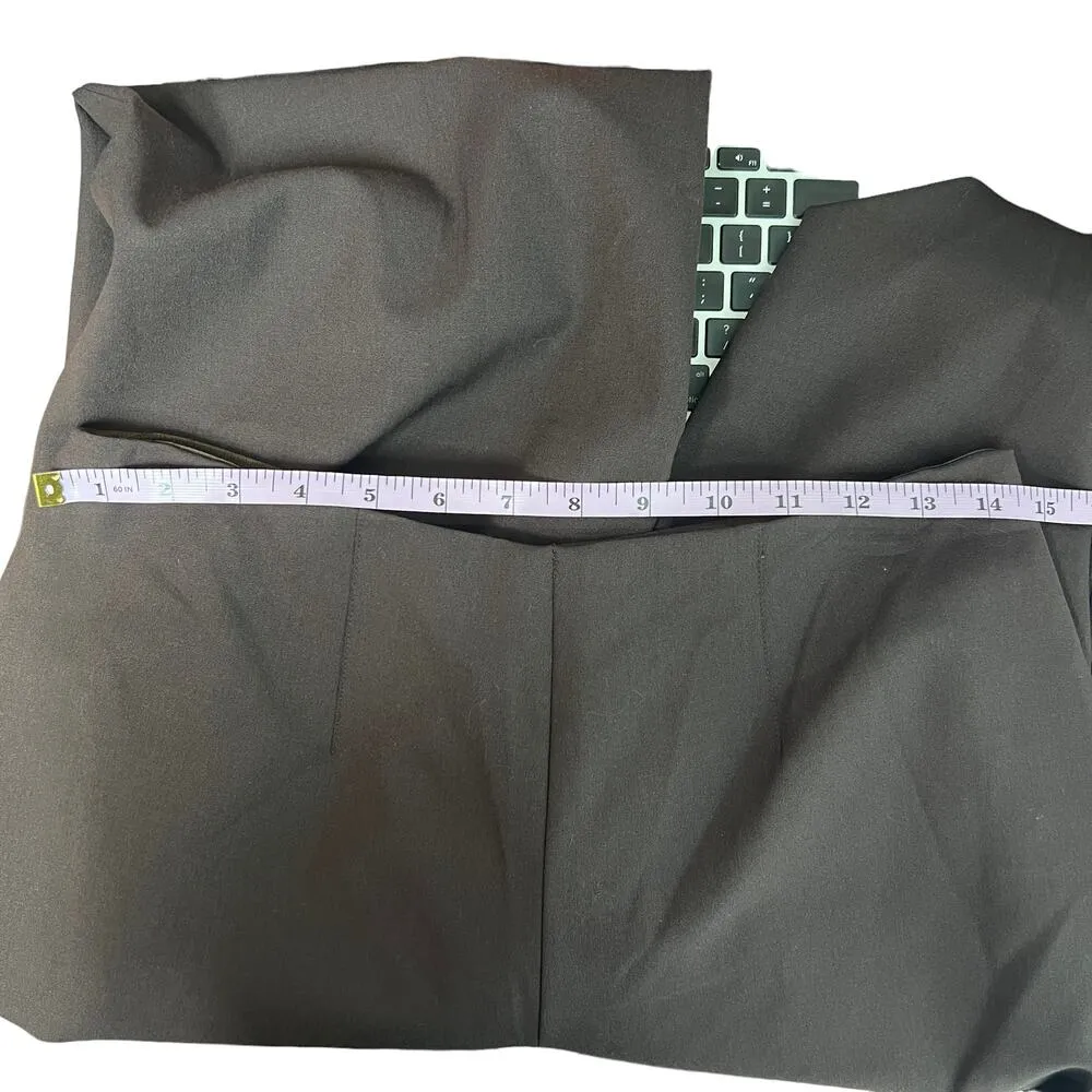 Ralph Lauren Womens Pants Medium Stretch Dressy Old Money Business Career Office Brown - Image 7