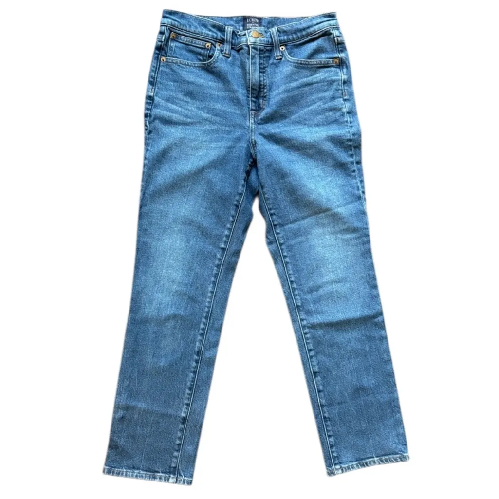 J. Crew Essential Straight Light Blue cropped Jeans size 27 - Image 2