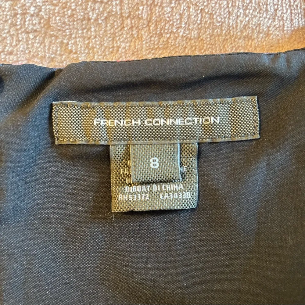 French Connection whisper floral mini dress spaghetti strap size 8 - Image 5