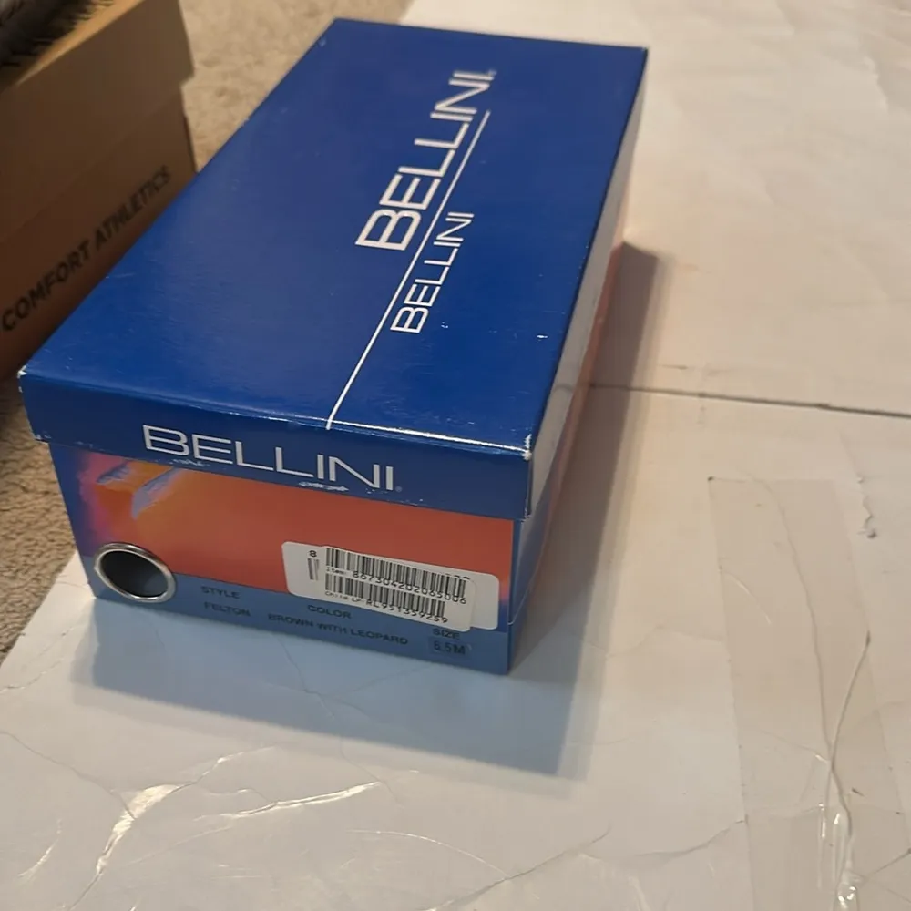 Bellini Felton Brown Faux Leather With Leopard Print Loafer Flats 6.5 - Image 7