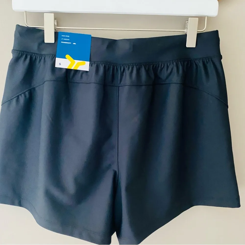 Old Navy Power Soft High Rise Go-Dry Shorts Black Sz Small NWT - Image 6