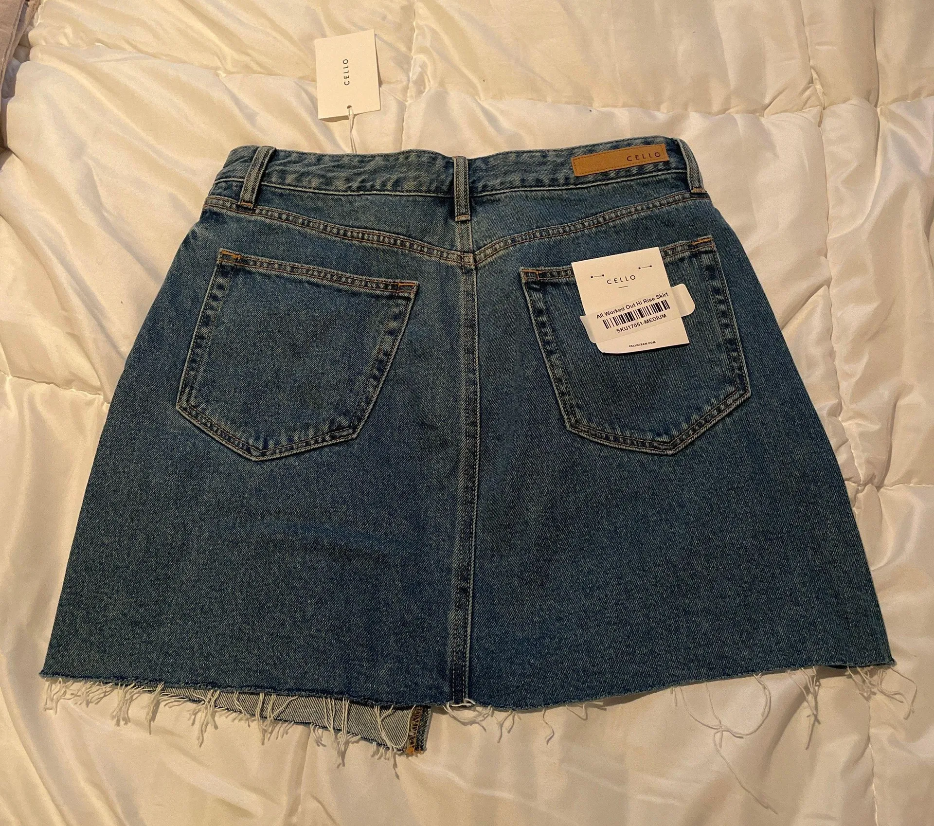 Cello Denim Button Up Skirt - Image 2